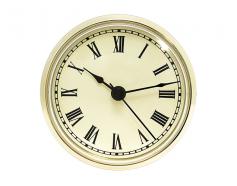 3-1/2inch Ivory Roman Clock Insert 